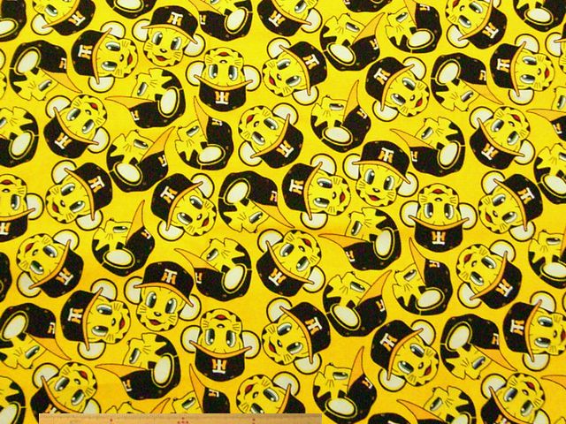 阪神タイガース トラッキー・コットンオックスプリント(イエロー)