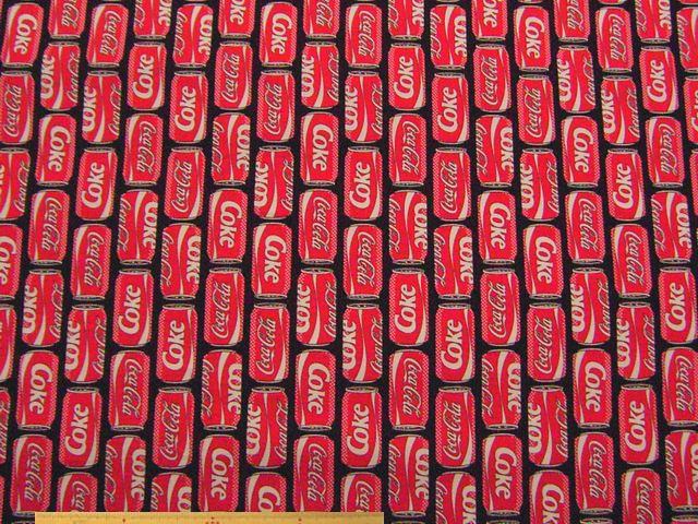 コカコーラ_オックスプリント(ブラック)