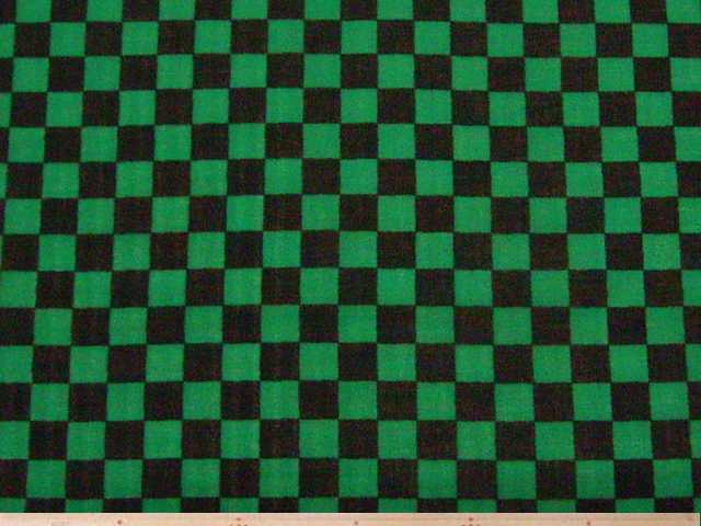 和調市松文様・綿ダブルガーゼプリント(鬼滅の刃・竈門炭治郎の羽織衣装)