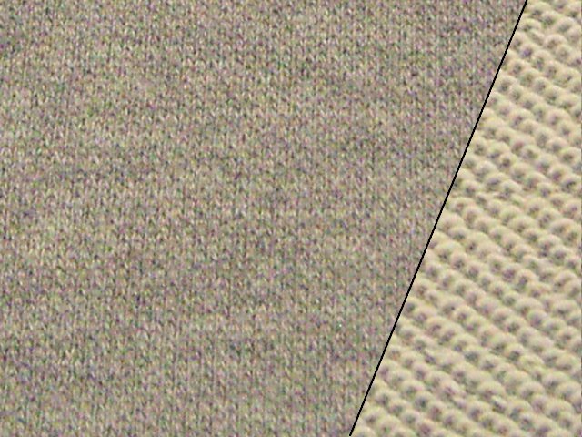 コットン裏パイル・スウェットニット無地(杢グレー)