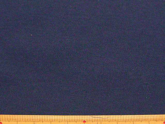 コットンスムースニット無地（ネイビー）