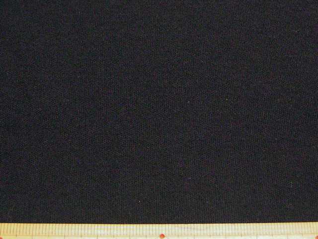 コットンスムースニット無地（ブラック）