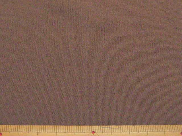 コットンスムースニット無地（ブラウン）