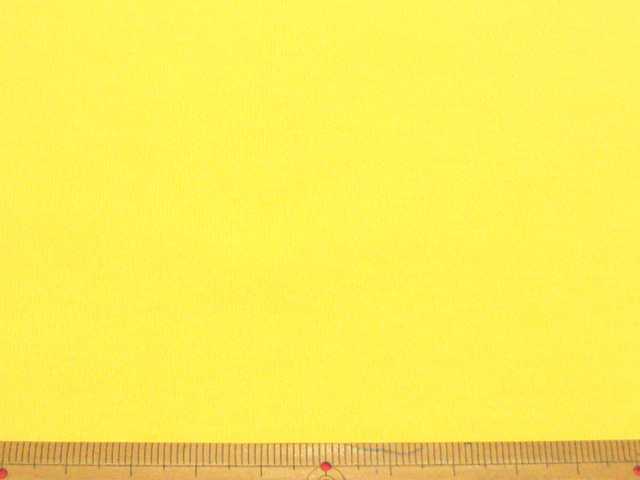 コットンスムースニット無地（イエロー）