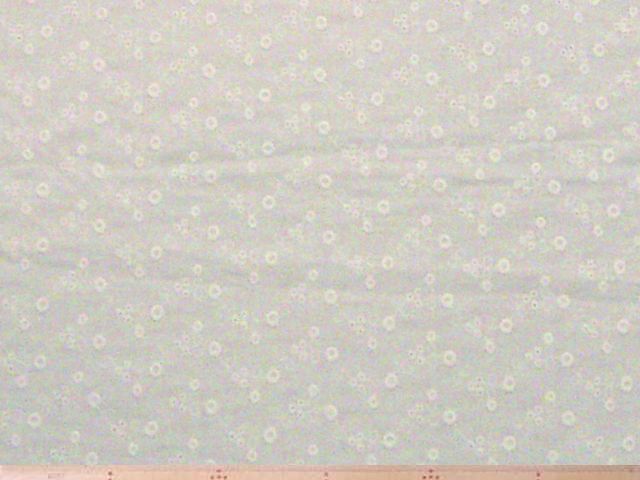 花柄コットンダブルガーゼ刺繍レース(オフホワイト)