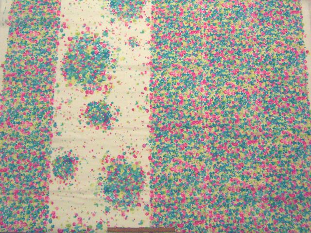 nani_IRO_Fuwari_fuwari　コットンダブルガーゼプリント(グリーン系)