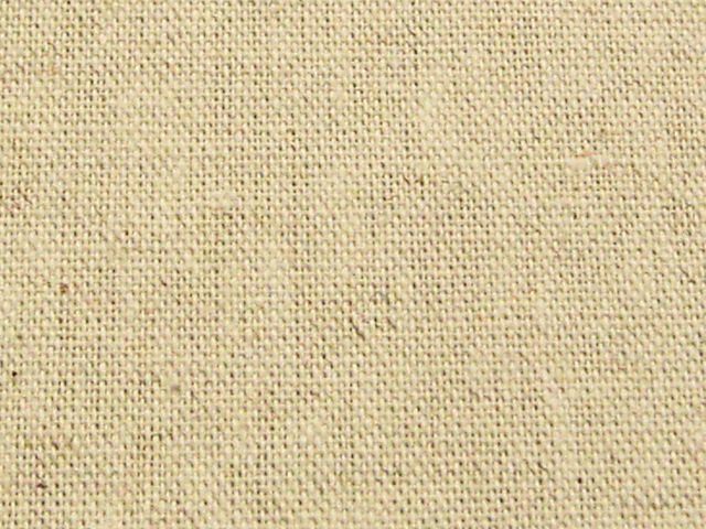 綿麻キャンバス無地(キナリ)