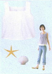 おとな・キャミソールブラウス(型紙)