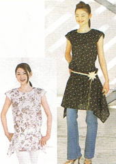 おとな・チュニックブラウス(型紙)