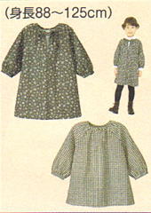 こども・スモックワンピース(型紙)