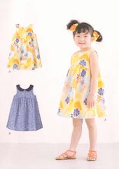 こども・ギャザーワンピース(型紙)