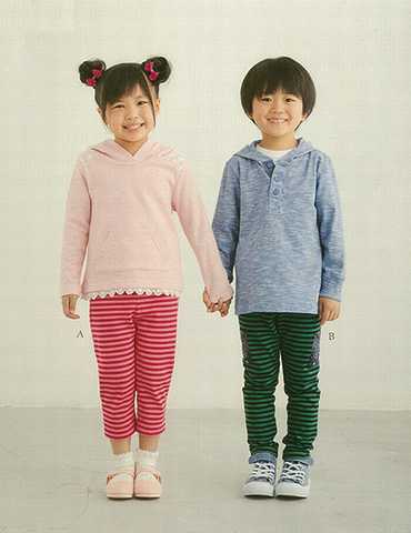 こども・スキニーパンツ(型紙)