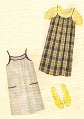 おとな・ギャザーワンピース(型紙)