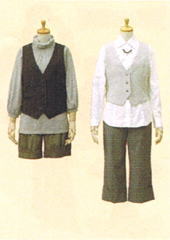 おとな・マニッシュベスト(型紙)