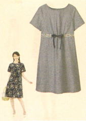 おとな・プルオンイージードレス(型紙)