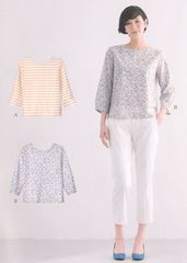 おとな・イージープルオンブラウス(型紙)