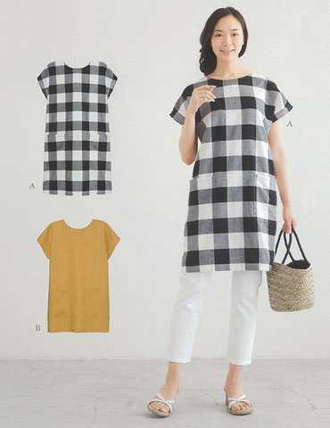 おとな・イージーチュニック(型紙)