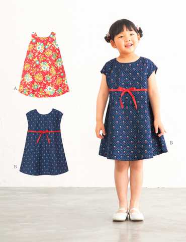こども・イージーサンドレス(型紙)