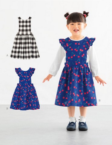 こども・エプロンドレス(型紙)