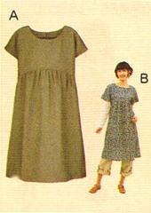 おとな・プルオンワンピース(型紙)