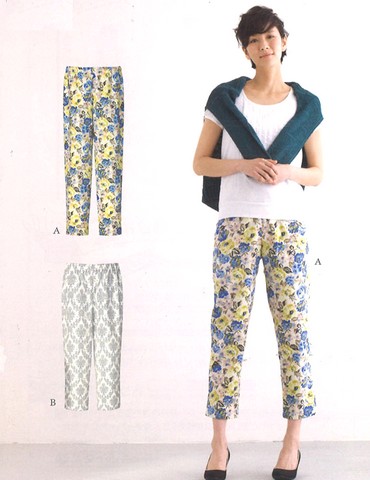 おとな・イージークロップドパンツ(型紙)