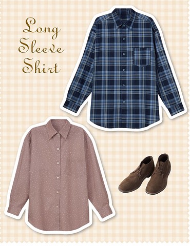 おとな・メンズ＆レディス長袖シャツ(型紙)