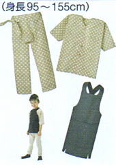 こども・おまつり着-シャツ、ドンブリ、パッチ(型紙)