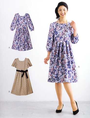 おとな・レディワンピース(型紙)