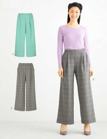 おとな・ワイドパンツ(型紙)