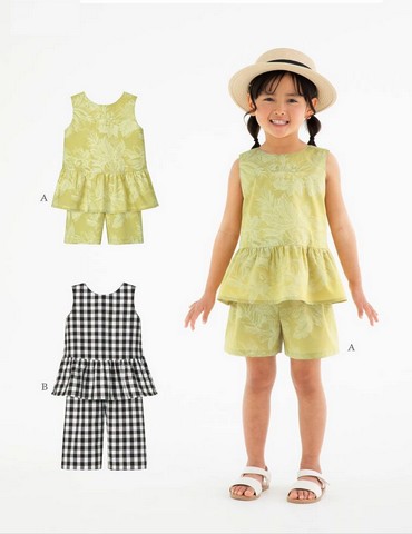 こども・トップス＆パンツ(型紙)