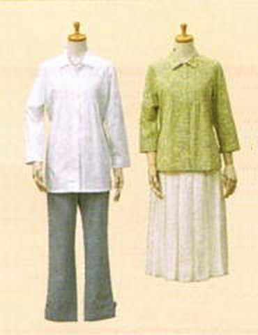 おとな・ピンタックシャツ(型紙)