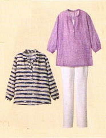 おとな・プルオンブラウス(型紙)