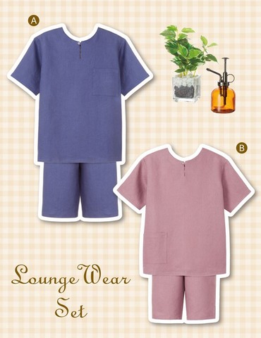おとな・半袖ルームウエアセット(型紙)