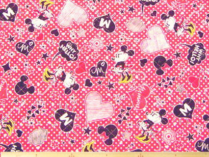 ディズニー・ミニーマウス　オックスptキルト