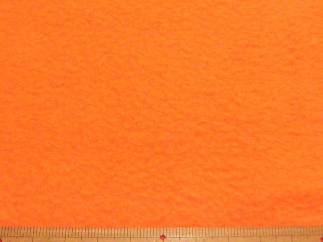 アンチピリングフリース無地(オレンジ)