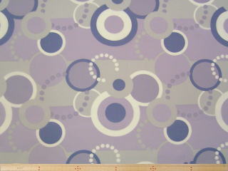 ナイロンタフタ撥水プリント(サークル柄)