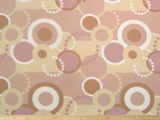 ナイロンタフタ撥水プリント(サークル柄)