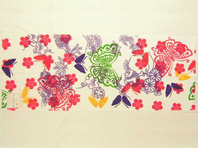 ケイコロールてぬぐい(蝶・打出の小槌)