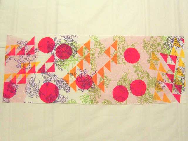 ケイコロールてぬぐい(重ね柄)